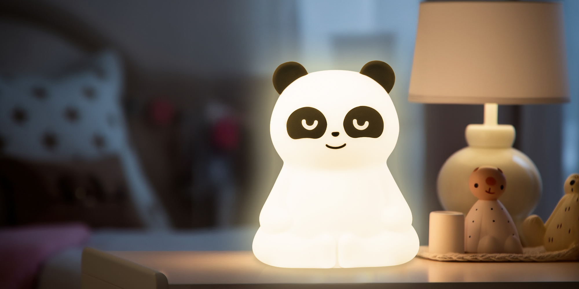 Lampka silikonowa Redleaf Silly Panda